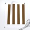 Stripes Vertical Dark Brown White Browns Custom Printed Fabric by Spoonflower Various Fabrics by the Yard or Fat Quarter